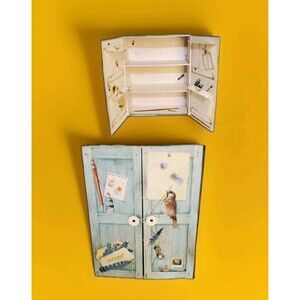 Marjolein Bastin Hallmark Artist Cupboard Treasure Box Birds At My Window Vtg